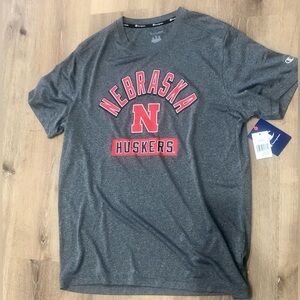 Nebraska Husker short sleeve Champion Dri fit tshirt Large